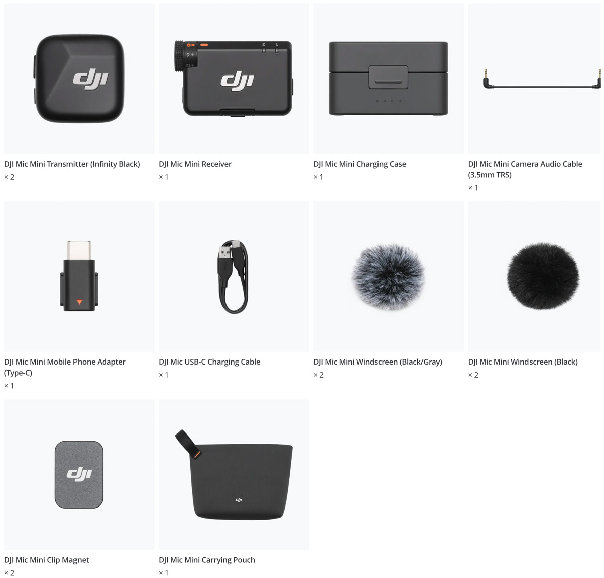 DJI Mic Mini in de doos