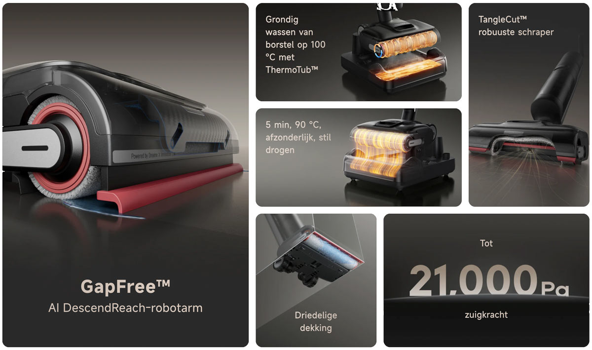 Dreame H15 Pro belangrijkste eigenschappen