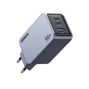 Ugreen Nexode Pro 100W Travel Charger inclusief gratis USB-C kabel 100 watt