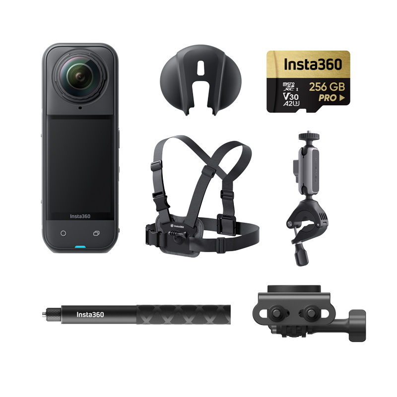 Insta360 X5 Road Cycling Bundle (Independent) + 256GB