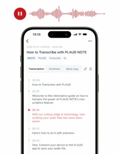 PLAUD Note App screenshot