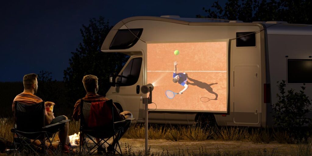 TV, films en series kijken op de camping