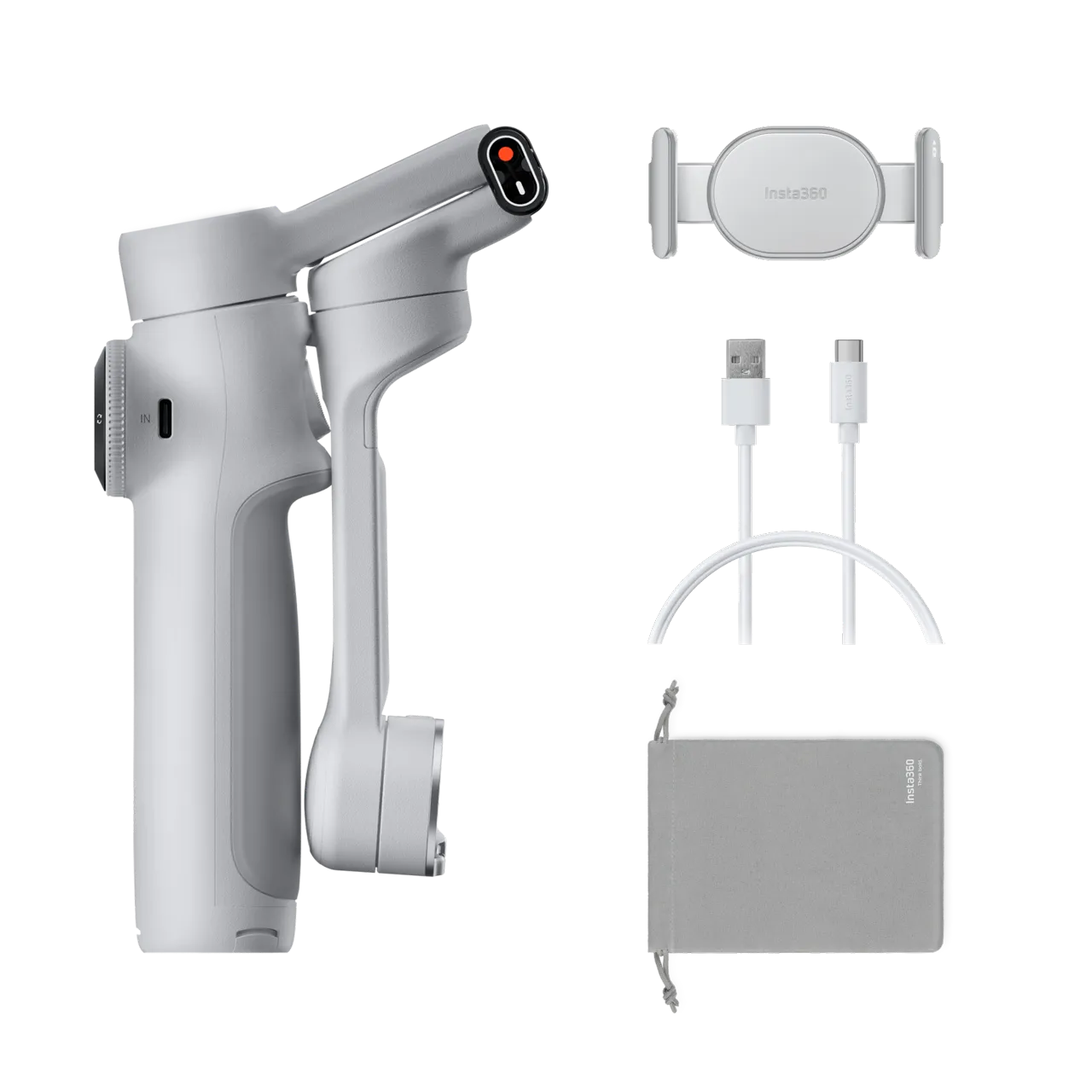 Insta360 Flow 2 Grey Standard Bundle in de doos