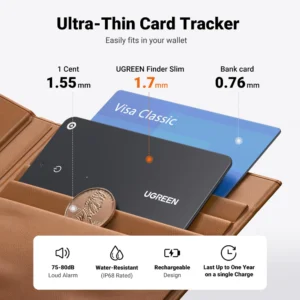 UGREEN FineTrack Slim Smart Finder voor portomonee