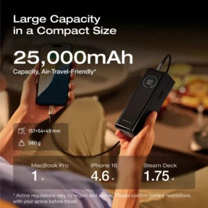 EcoFlow RAPID PowerBank 25.000mAh Silver compacte powerbank