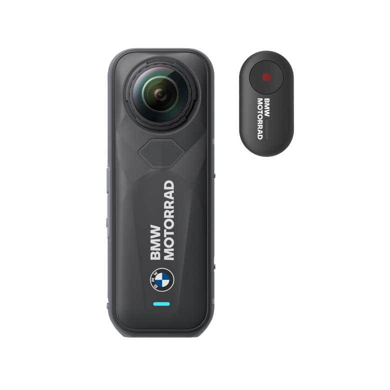 Insta360 X5 BMW Motorrad Edition in de verpakking