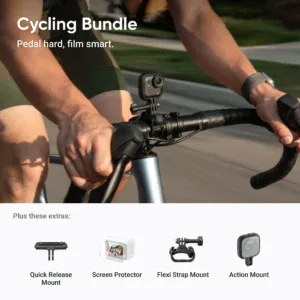 Insta360 GO Ultra Black Cycling Bundle in de verpakking