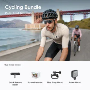Insta360 GO Ultra White Cycling Bundle in de verpakking
