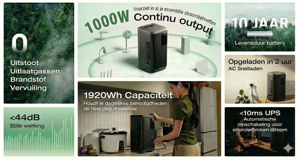 EcoFlow DELTA 3 2000 Air eigenschappen