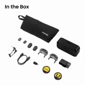 Insta360 Mic Pro (2 TX + 1 RX) in de verpakking