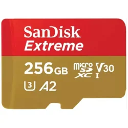 SanDisk Extreme 256GB MicroSDXC UHS-I V30