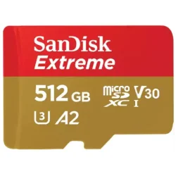 SanDisk Extreme 512GB MicroSDXC UHS-I V30